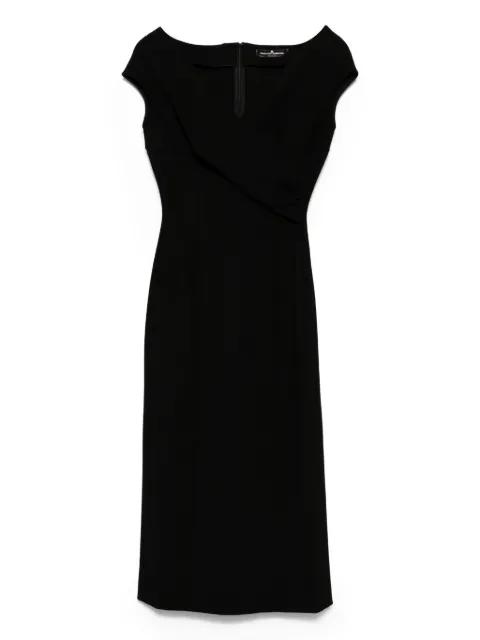 short-sleeve midi dress by ERMANNO SCERVINO