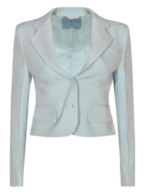 single-breasted cropped jacket by ERMANNO SCERVINO