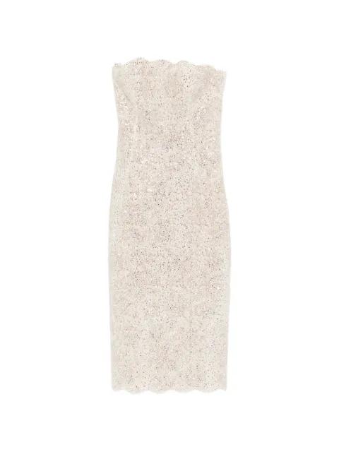 strapless midi dress by ERMANNO SCERVINO