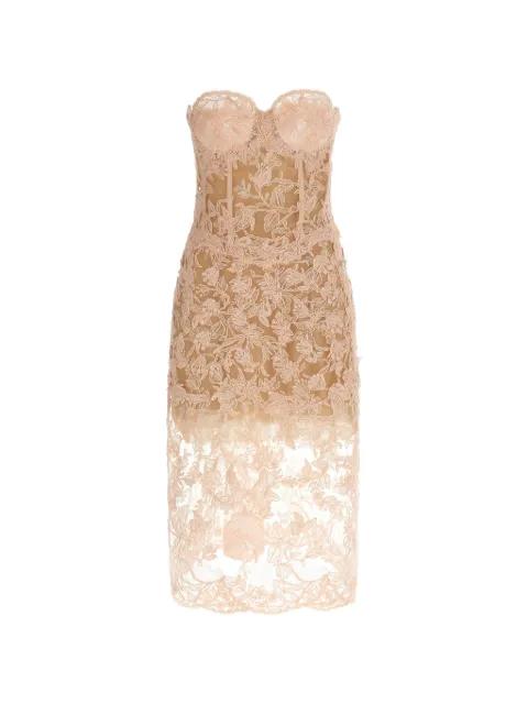 strapless midi dress by ERMANNO SCERVINO