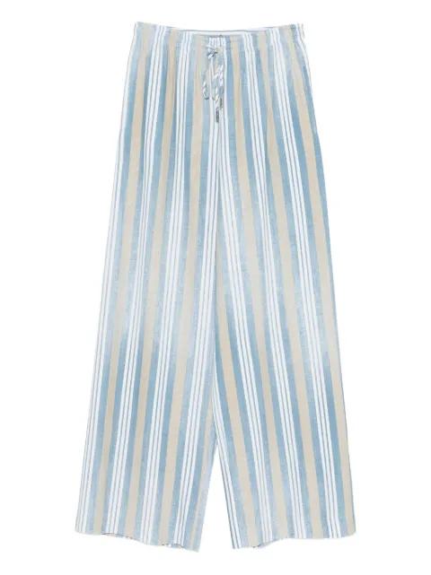 striped drawstring trousers by ERMANNO SCERVINO