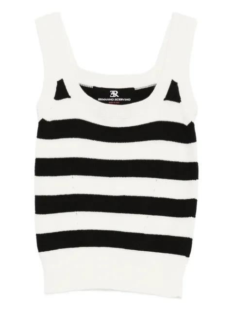 striped top by ERMANNO SCERVINO