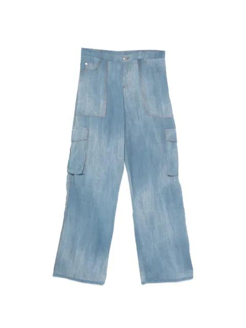 trompe l'oeil-print cargo pants by ERMANNO SCERVINO