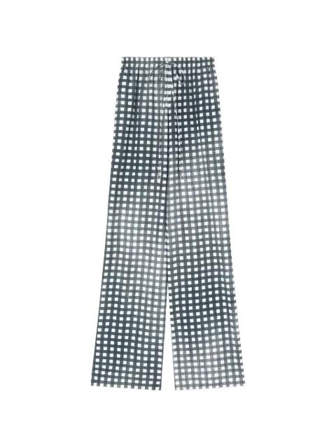 vichy print trousers by ERMANNO SCERVINO