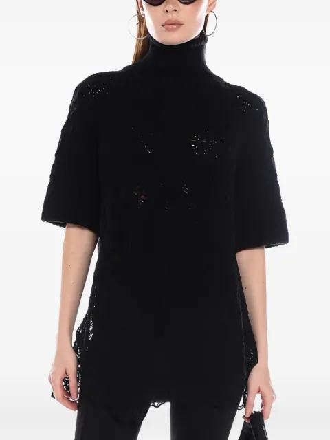 wool blend knitted top by ERMANNO SCERVINO