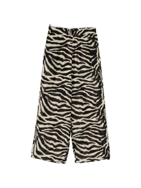 zebra-print trousers by ERMANNO SCERVINO