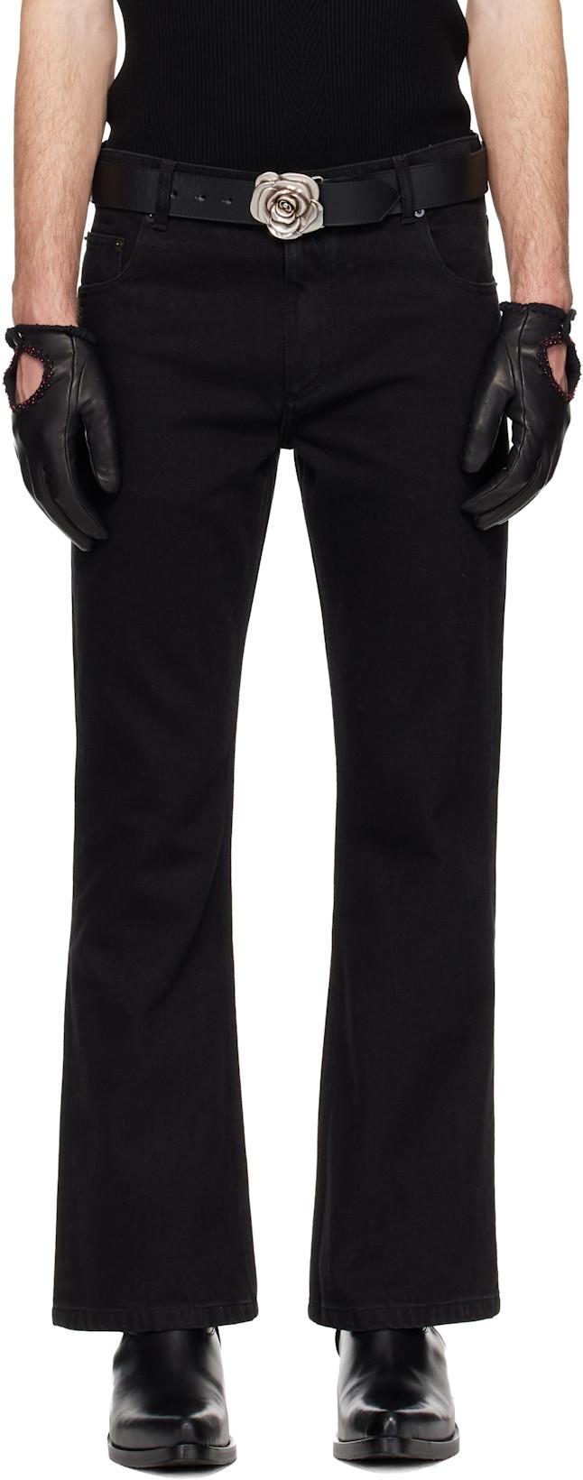 Black Flare Jeans by ERNEST W. BAKER