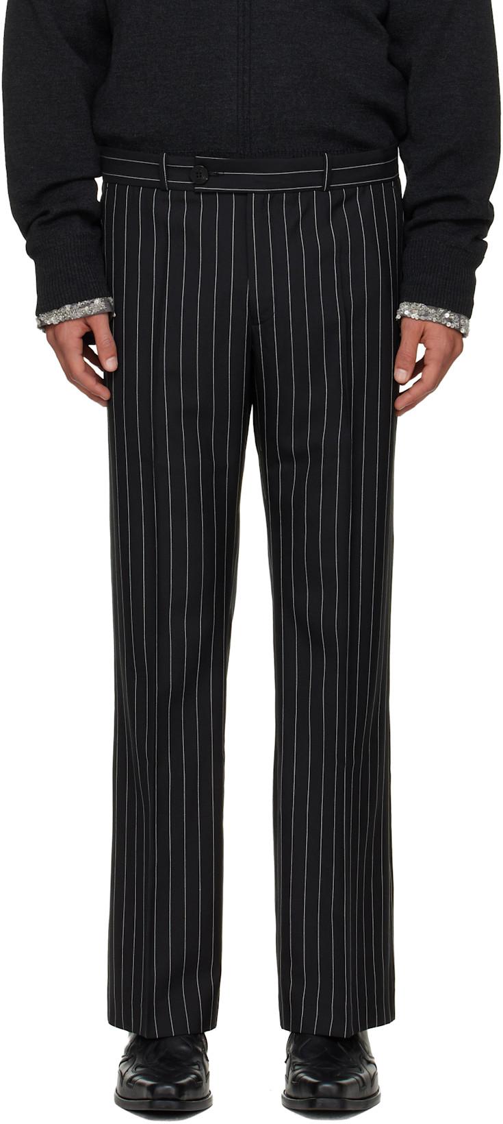 Black Loose Fit Flare Trousers by ERNEST W. BAKER Black Loose Fit Flare Trousers by ERNEST W. BAKER