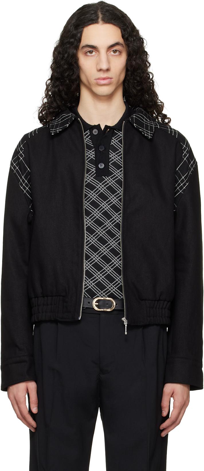 Black Varsity Jacket by ERNEST W. BAKER