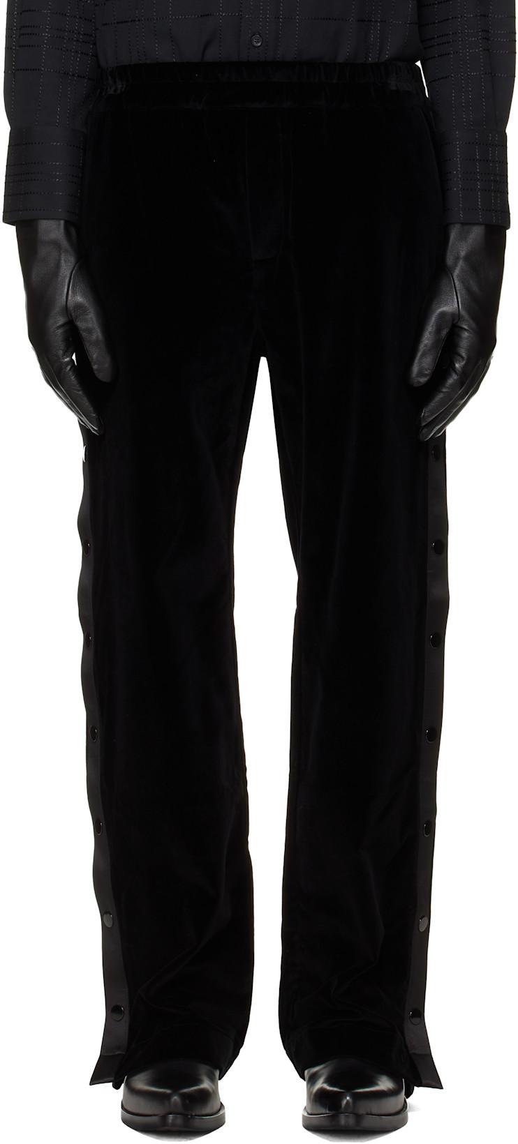 Black Warm-Up Trousers by ERNEST W. BAKER