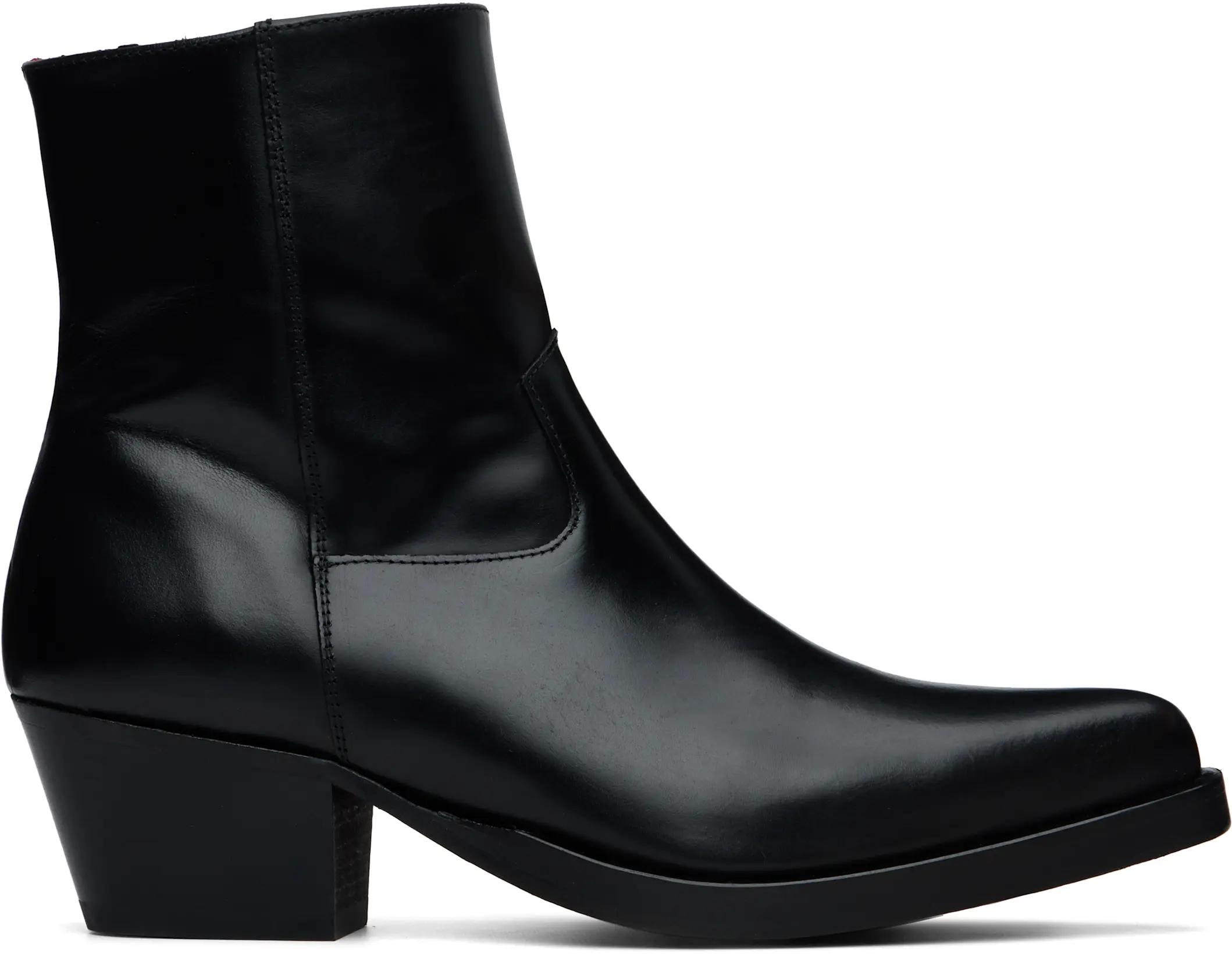 Black Western Boots by ERNEST W. BAKER