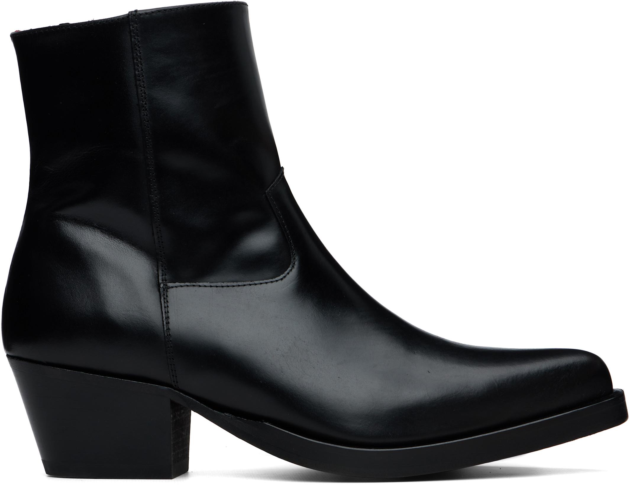 Black Western Boots by ERNEST W. BAKER