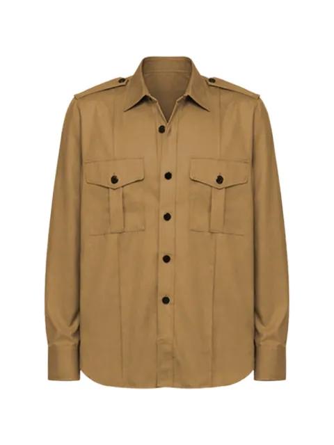 flap pocket shirt by ERNEST W. BAKER