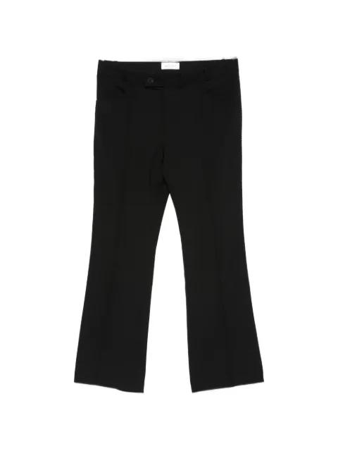 pressed-crease flared trousers by ERNEST W. BAKER