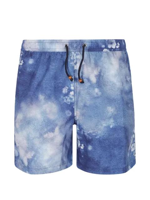 floral-print drawstring swim shorts by ESCAPISTA