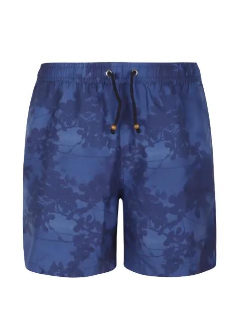 floral-print drawstring swim shorts by ESCAPISTA