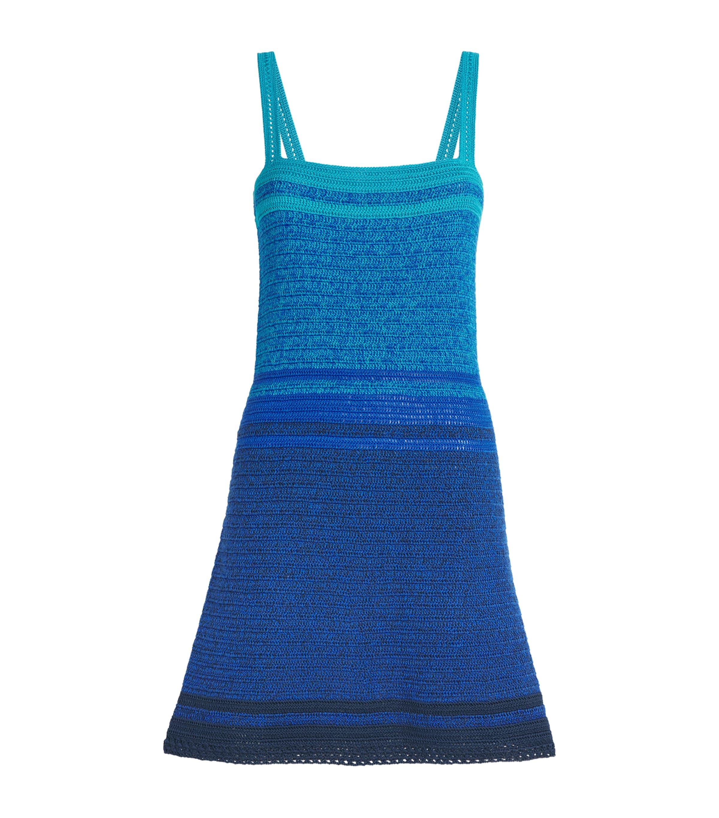 ESCVDO Stripe Plumar Mini Dress by ESCVDO