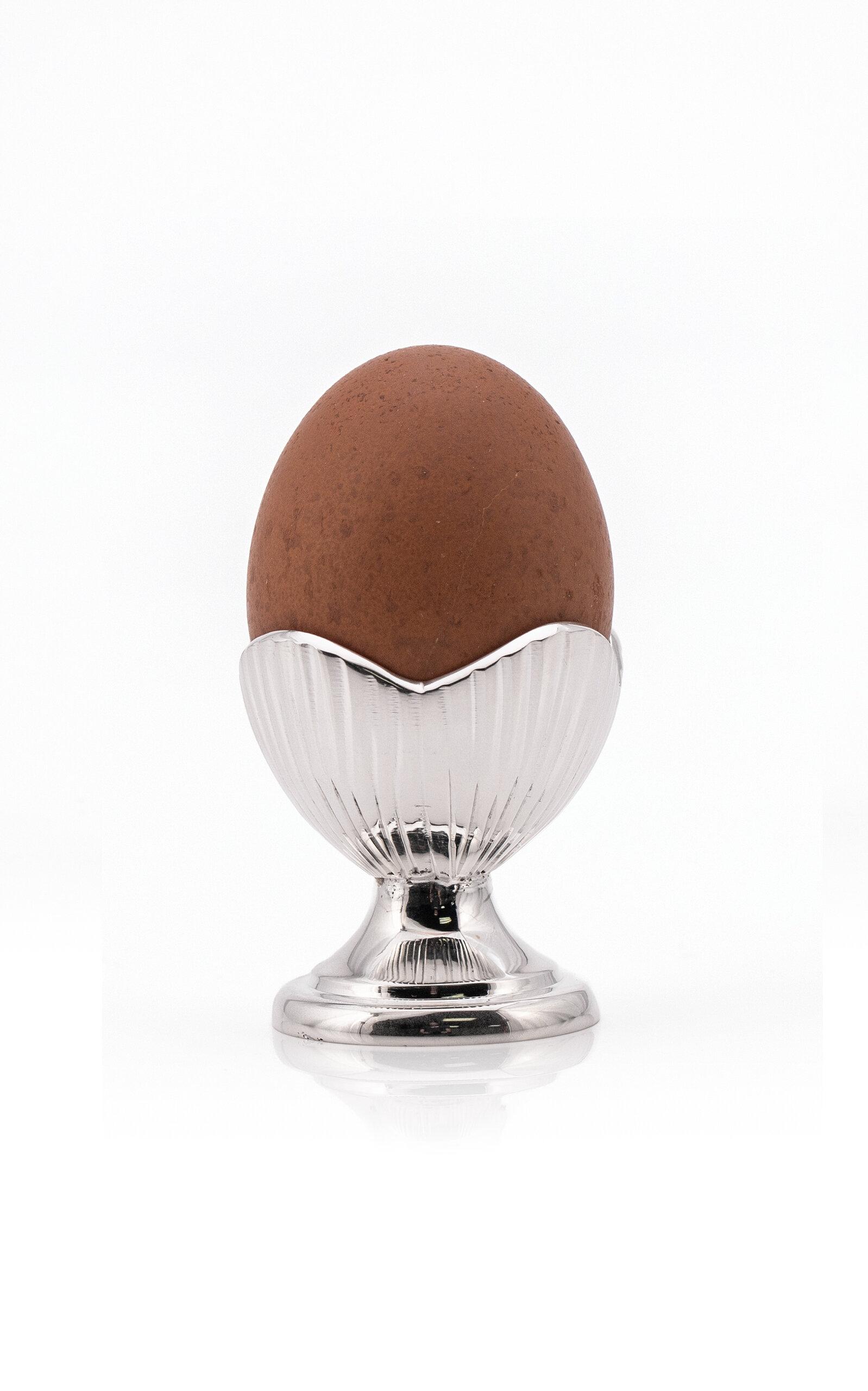 Esencial Hogar - Exclusive La Isla Conchita Egg Cup  - Silver - Moda Operandi by ESENCIAL HOGAR