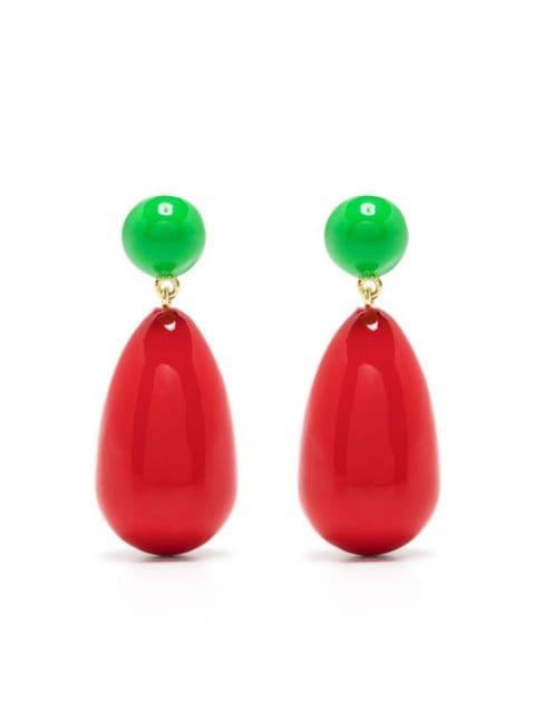 drop-design earrings by ESHVI
