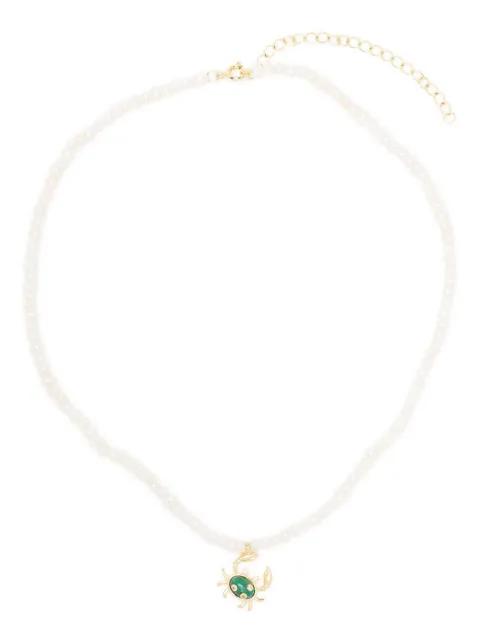 pearl crab necklace by ESHVI