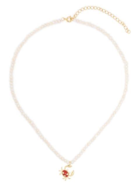 pearl crab necklace by ESHVI