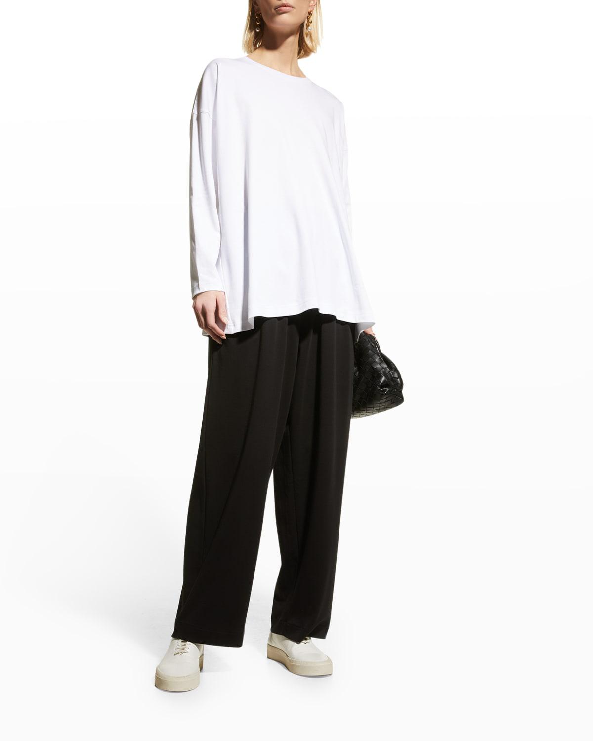 Longer Japanese Scoop Pocket Trousers by ESKANDAR