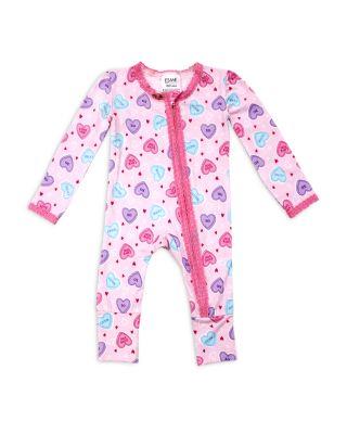 Girls' Candy Heart Lace Zip Coverall - Baby by ESME