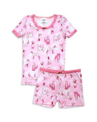 Girls' Paw Club Short Sleeved Shorts Pajama Set - Little Kid by ESME