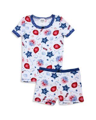 Girls' Printed Short Sleeved Top & Shorts Pajama Set - Little Kid by ESME