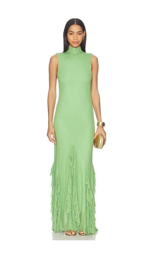 Especia Aneta Mountain Long Dress in Green by ESPECIA