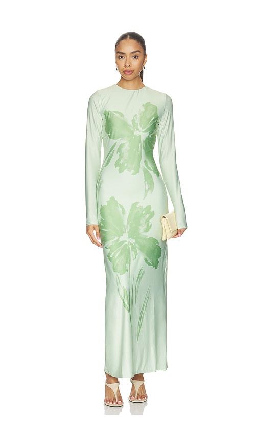 Especia Lim Puhi Long Dress in Green by ESPECIA