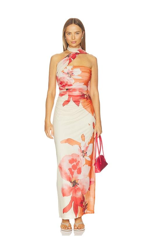 Especia Mai-tai Long Dress in Orange by ESPECIA
