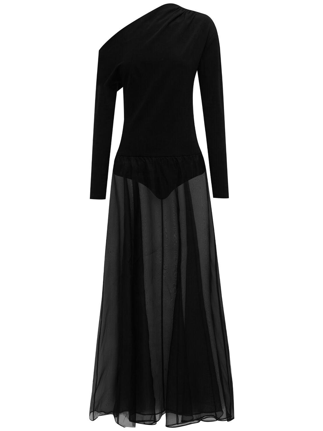 Aire Jersey & Tulle Twist Dress by ESSE STUDIOS