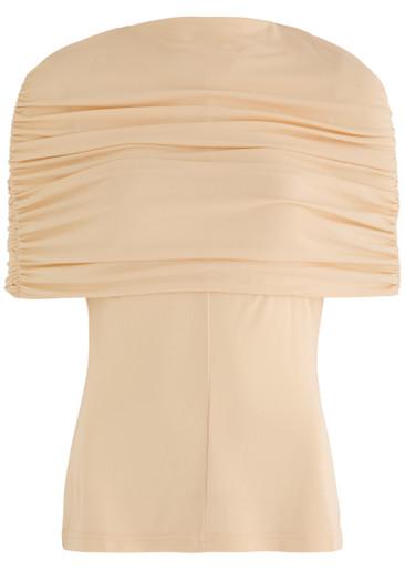 Bonachi cape-effect jersey top by ESSE STUDIOS