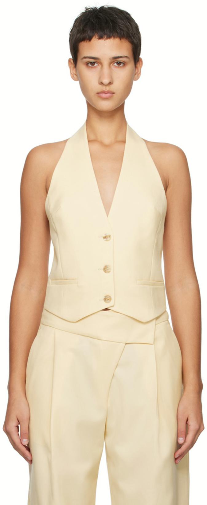 Yellow Delphi Vest by ESSE STUDIOS