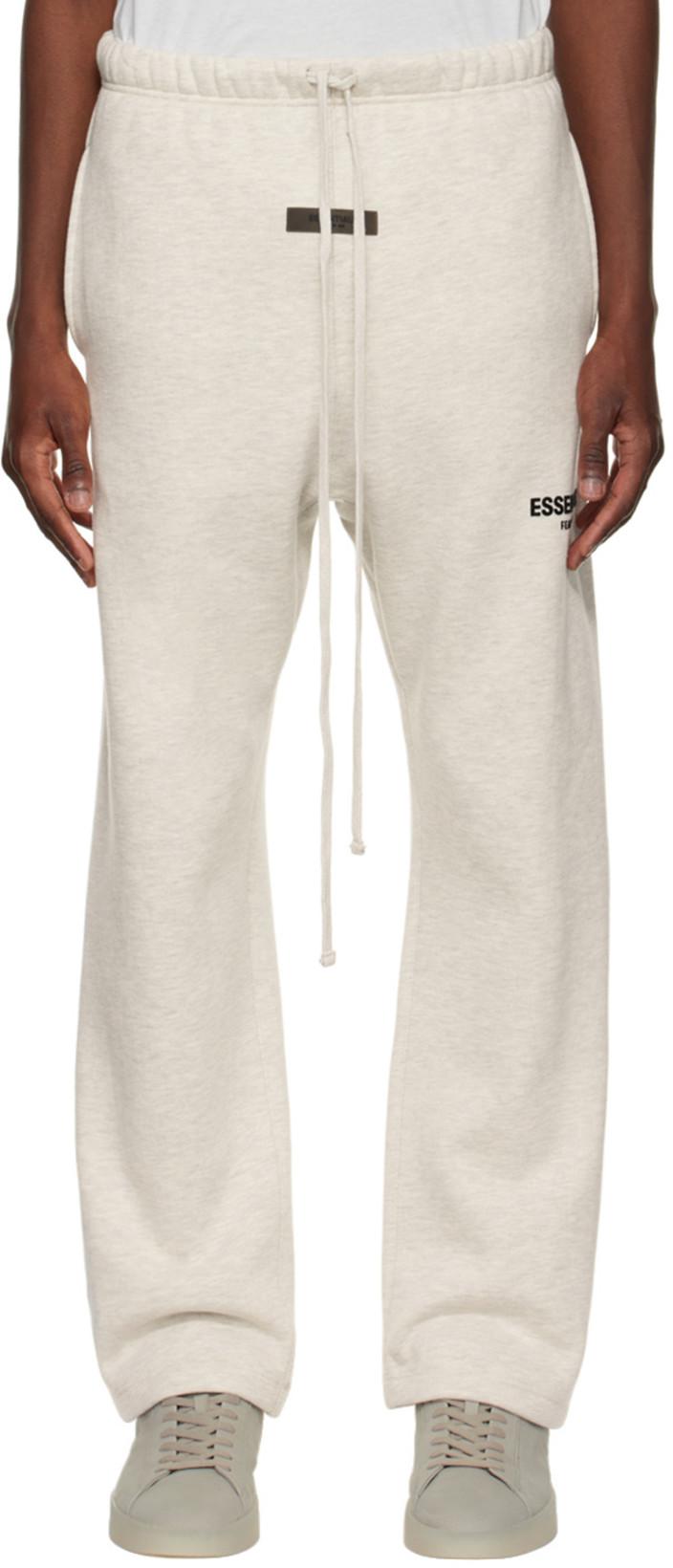 Off-White Relaxed Lounge Pants by ESSENTIALS