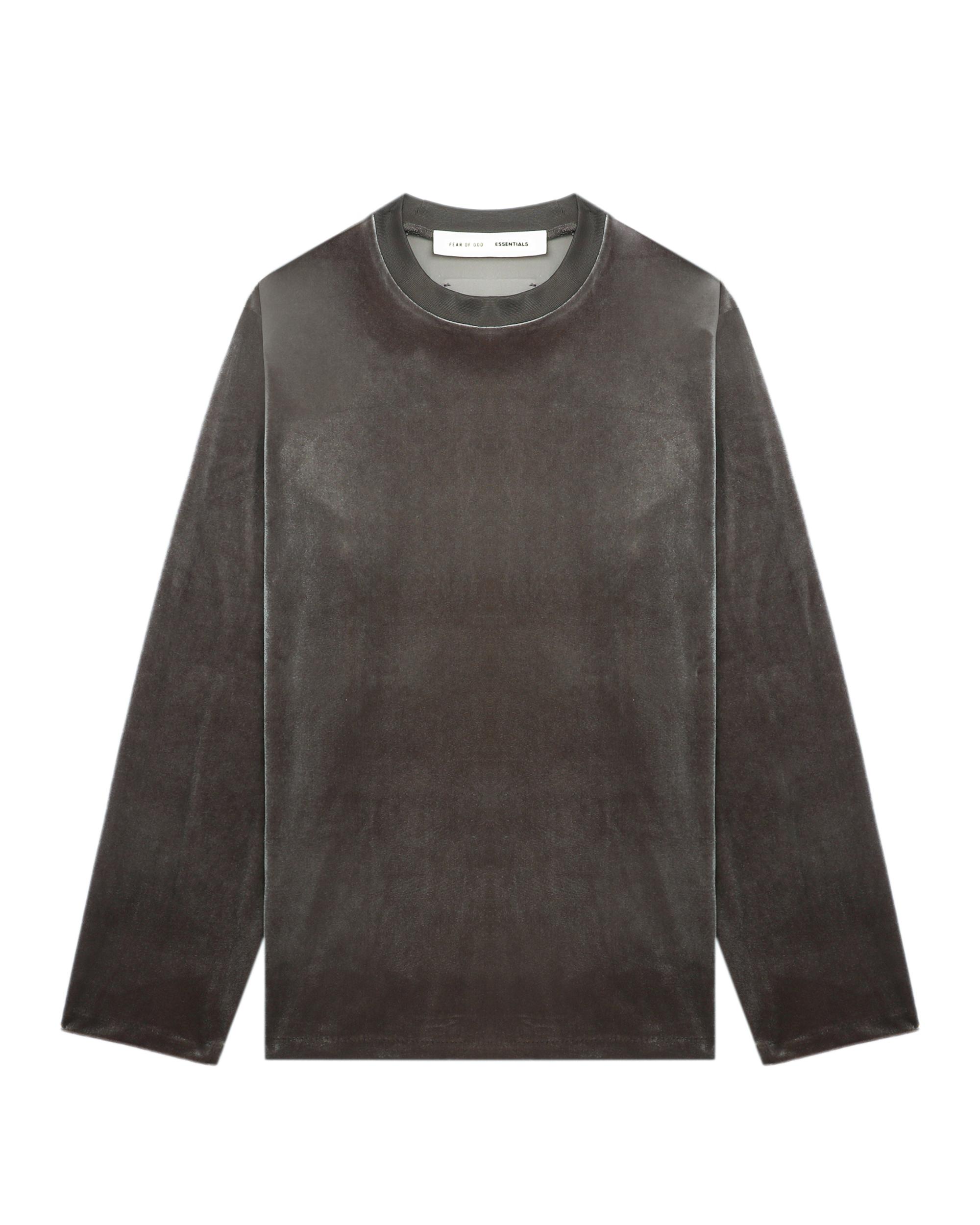 Velvet long sleeve tee by ESSENTIALS