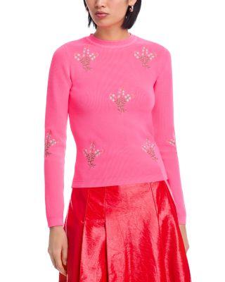 Embroidered Crewneck Sweater by ESSENTIEL ANTWERP