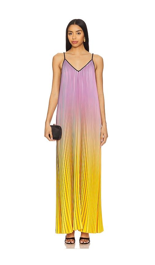 Essentiel Antwerp Haurus Maxi Dress in Rose,Orange by ESSENTIEL ANTWERP
