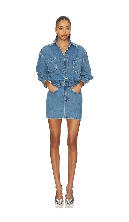 Essentiel Antwerp Ilene Denim Dress in Blue by ESSENTIEL ANTWERP