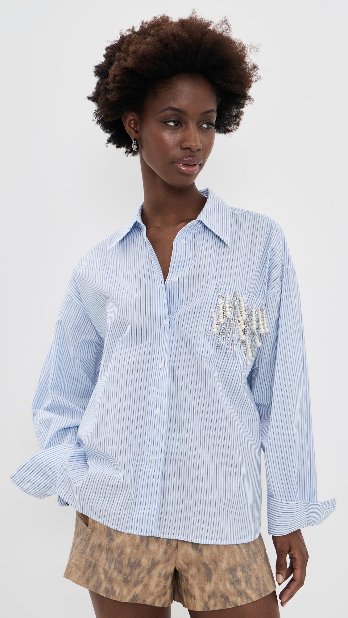 Jommeke Embellished Shirt by ESSENTIEL ANTWERP