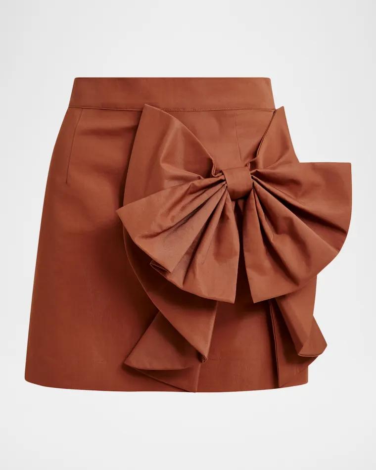 Joyous 3D Bow Mini Skirt by ESSENTIEL ANTWERP
