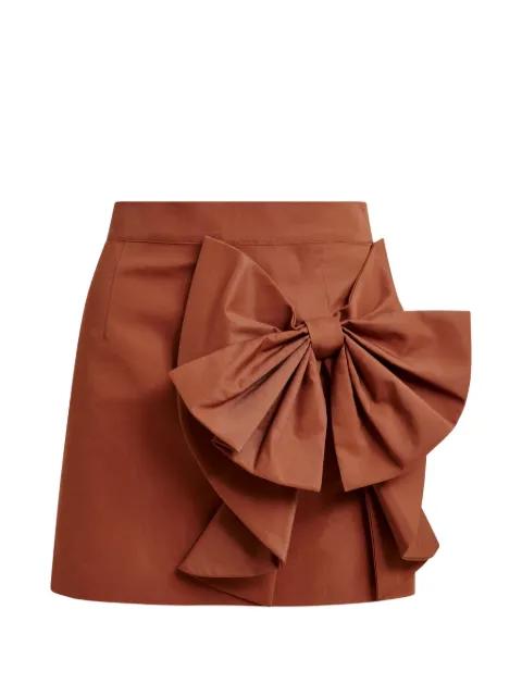 Joyous bow-detail skirt by ESSENTIEL ANTWERP