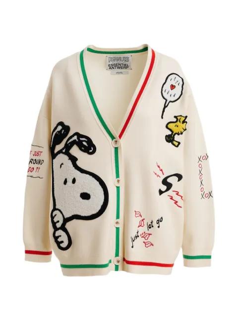 Peanuts™ motif cardigan by ESSENTIEL ANTWERP