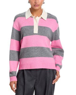 Striped Polo Sweater by ESSENTIEL ANTWERP
