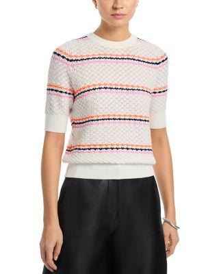Textured Puffed-Sleeve Sweater by ESSENTIEL ANTWERP