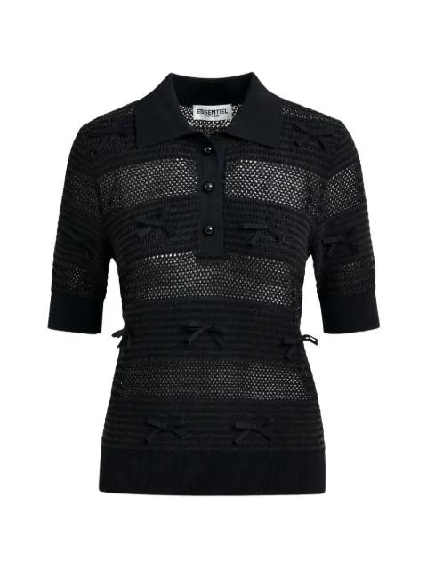 bow polo top by ESSENTIEL ANTWERP