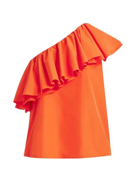 ruffled asymmetric blouse by ESSENTIEL ANTWERP