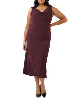 Britney Cowlneck Dress by ESTELLE PLUS