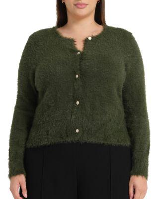 Camille Eyelash Texture Cardigan by ESTELLE PLUS